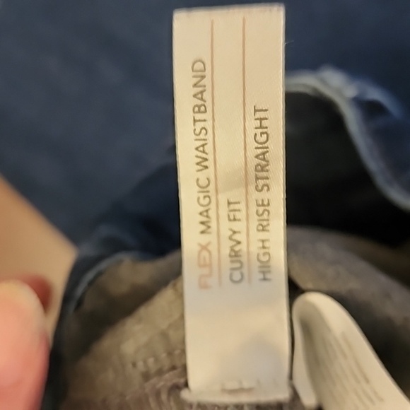 Womens Lane Bryant Flex magic Waistband High Rise Straight Jeans sz 18 - Picture 3 of 8